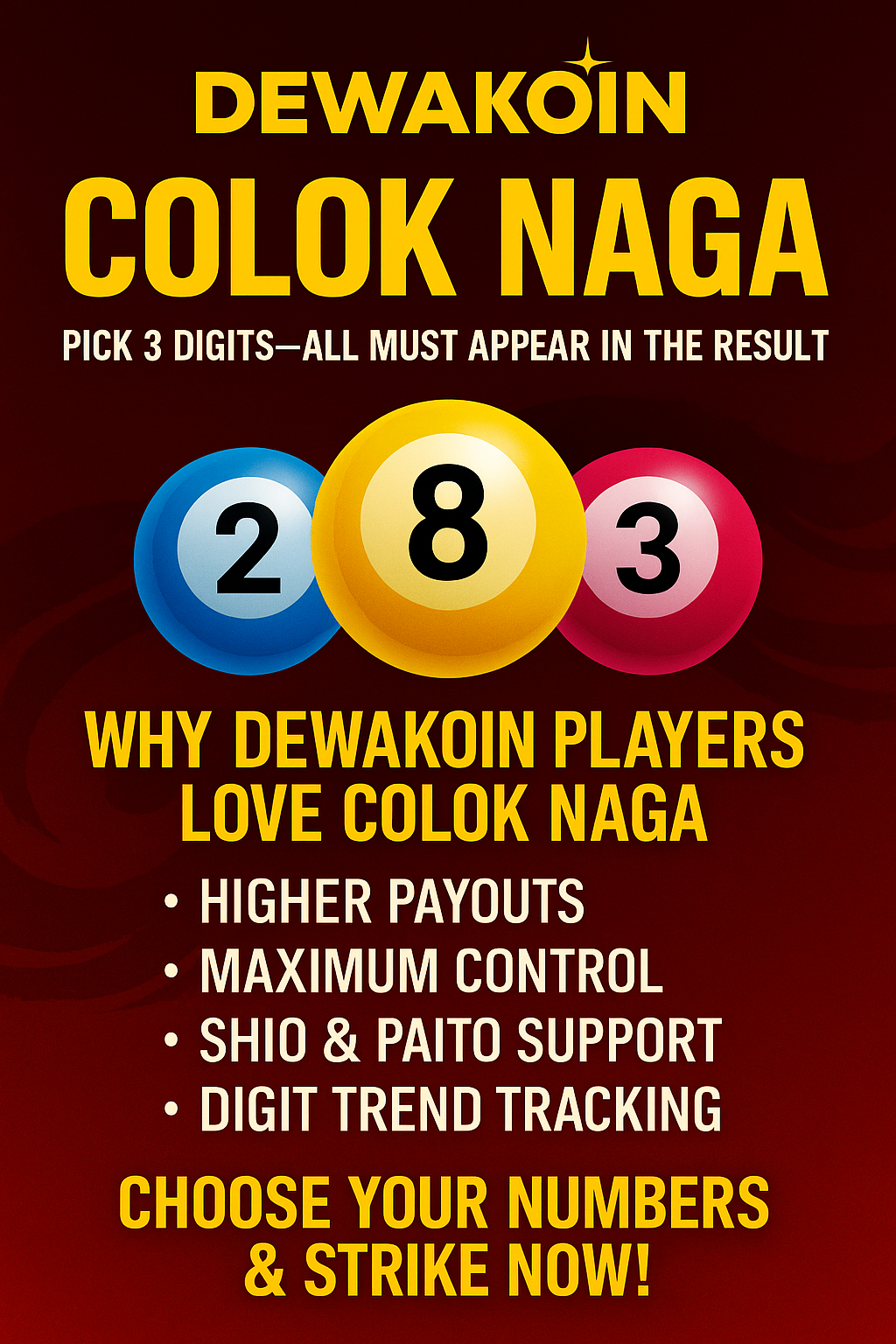 Colok Naga Strategy: Strike Big with 3-Digit Precision at Dewakoin