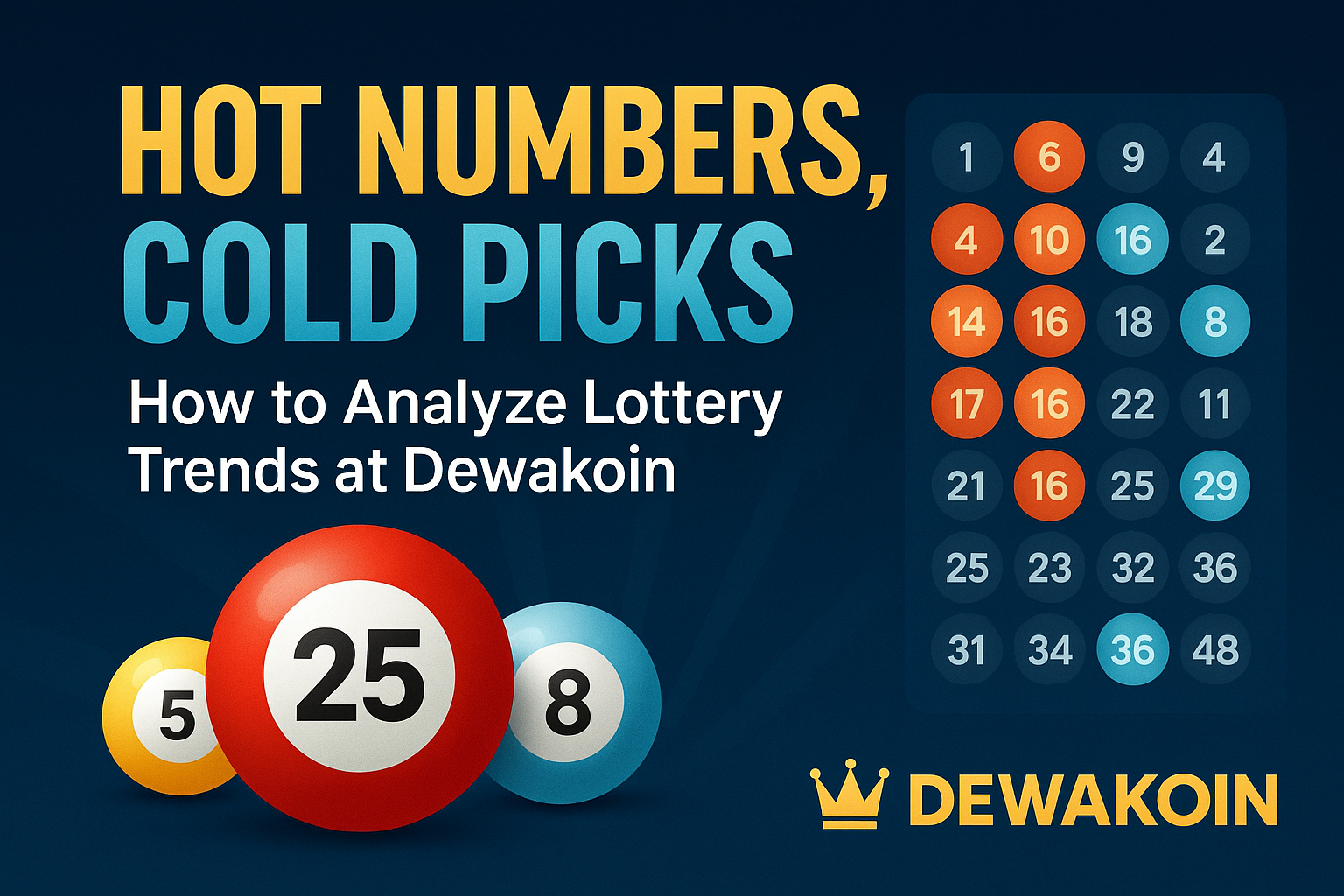 Hot Numbers, Cold Picks: How to Analyze Lottery Trends at Dewakoin
