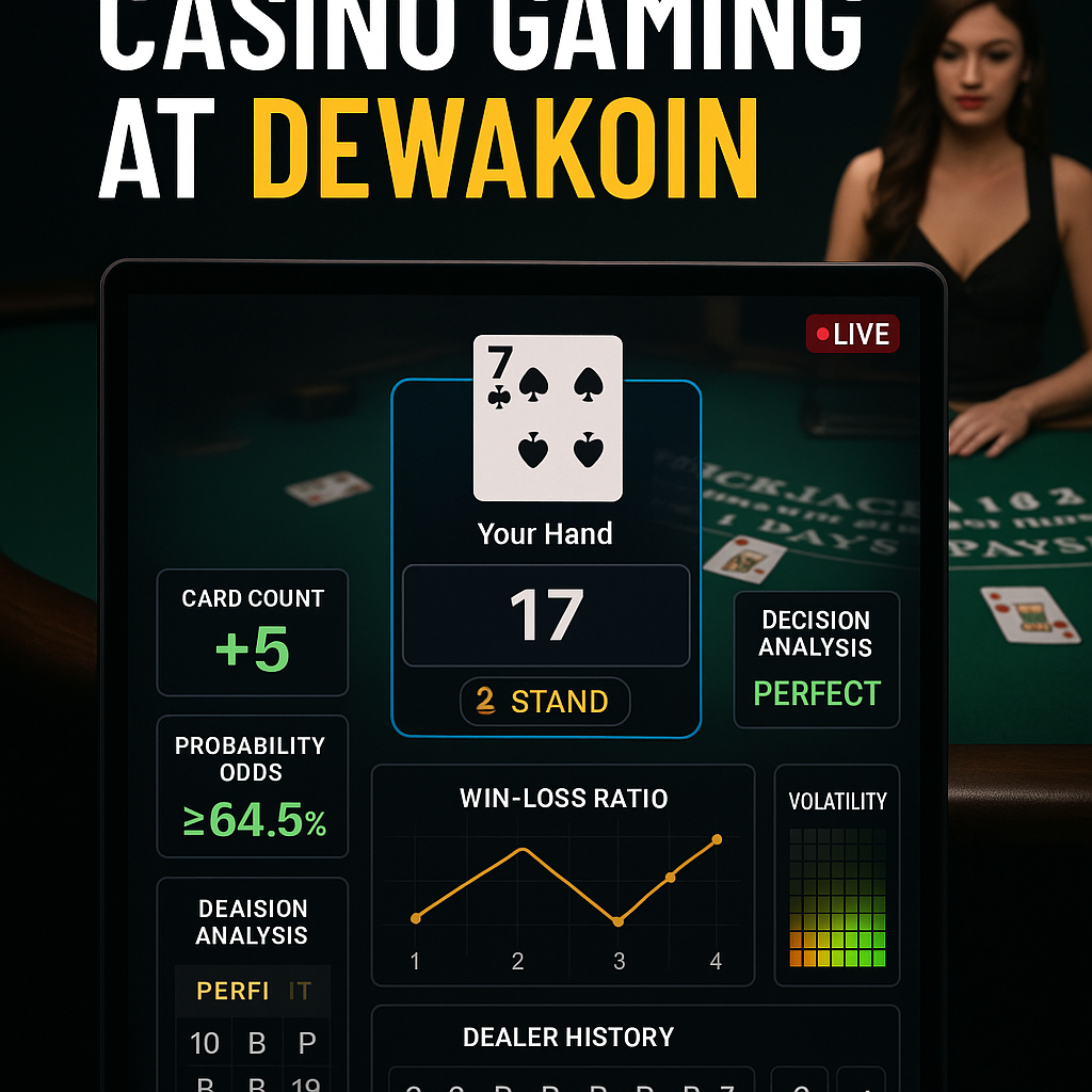 The Casino War Room: Play, Analyze, Win—Only at Dewakoin